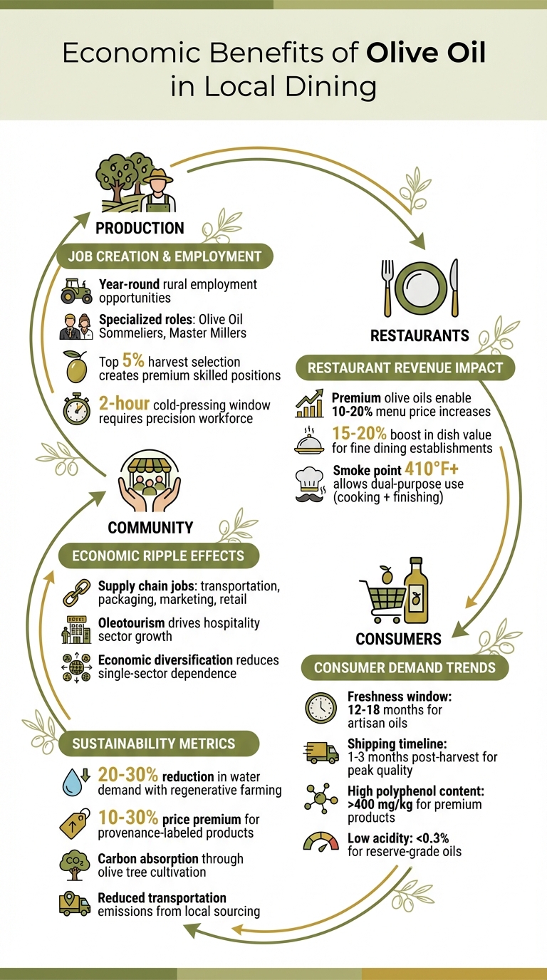 Economic Impact of Local Olive Oil Production on Dining Communities