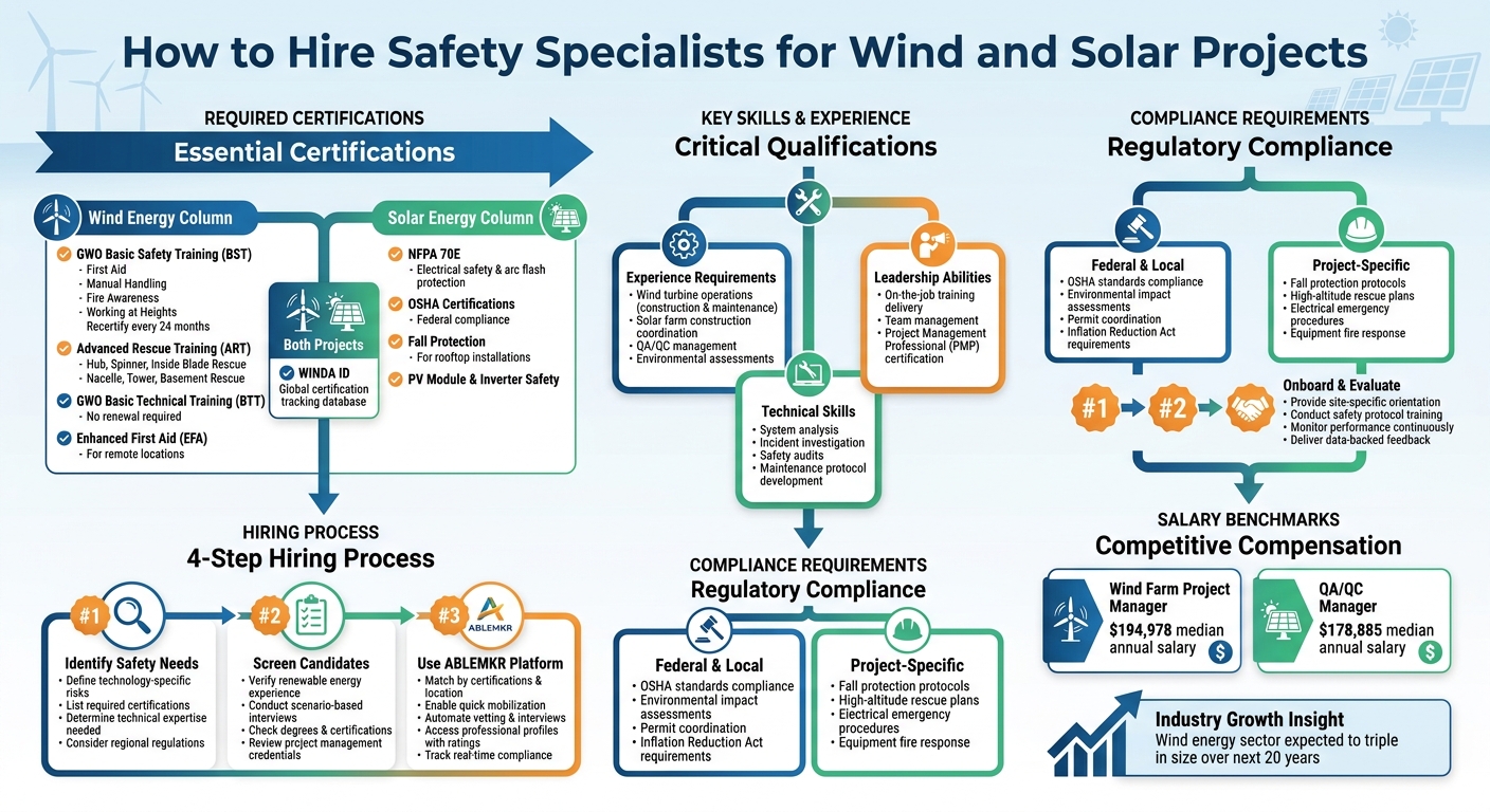 Step-by-Step Process for Hiring Safety Specialists in Renewable Energy Projects