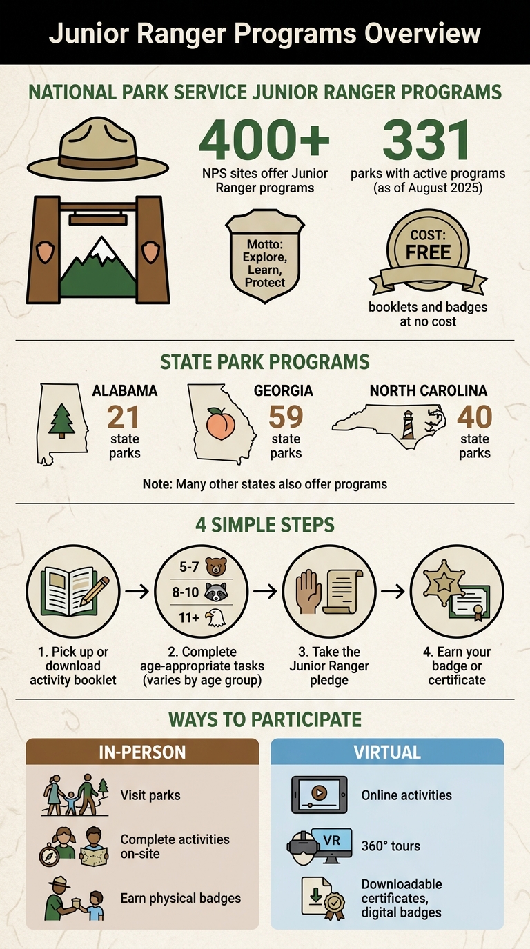 Junior Ranger Programs: State Guide