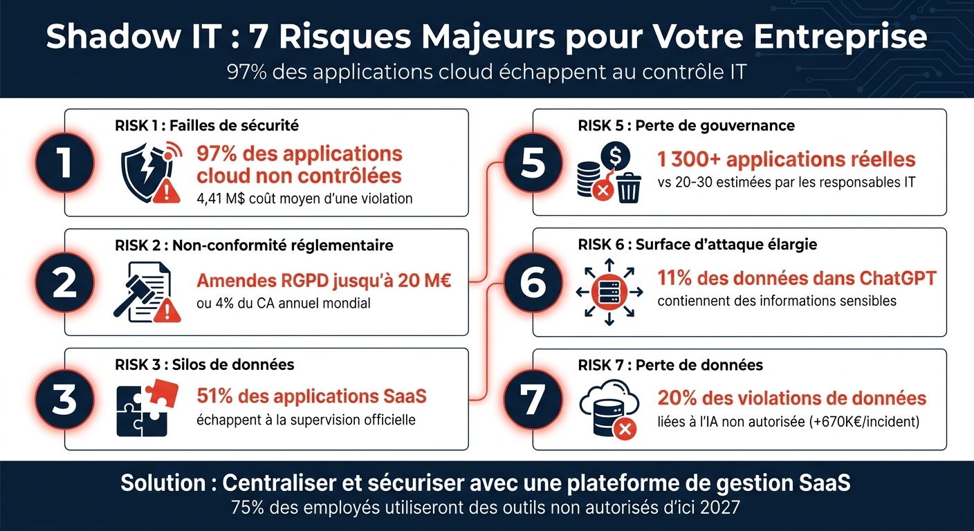 Seven major enterprise Shadow IT risks