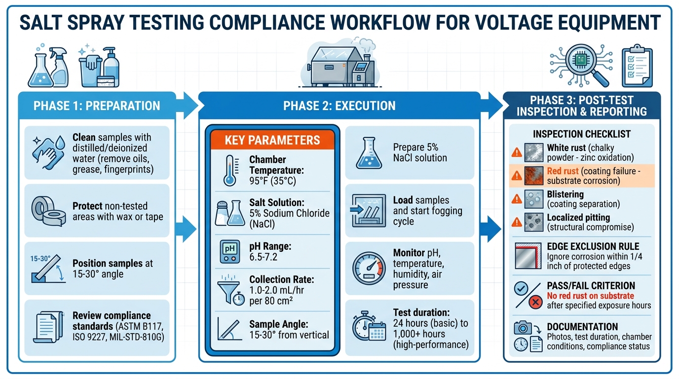 Spray Testing Salt Spray Testing Compliance Checklist – Electrical Trader