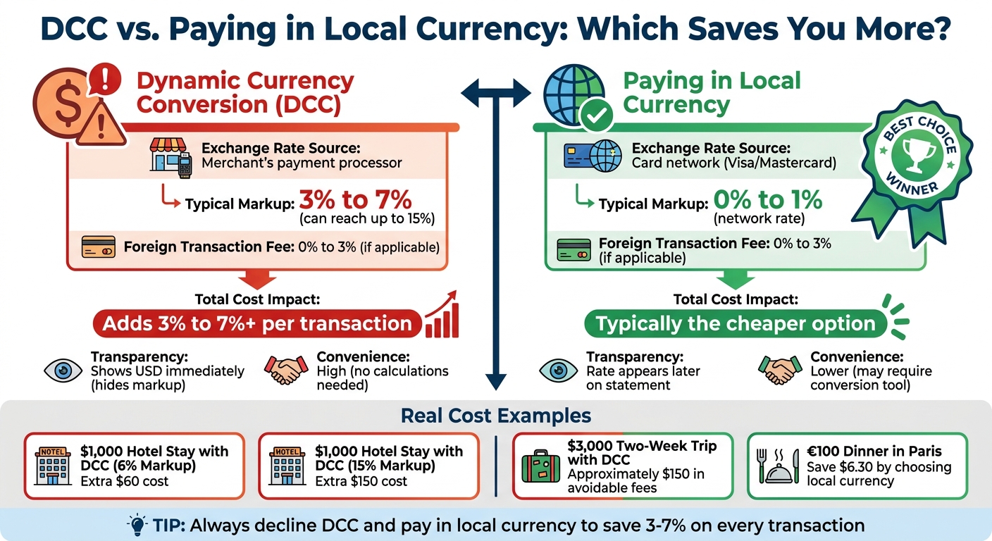 DCC vs Local Currency Payment Comparison: Fees and Savings