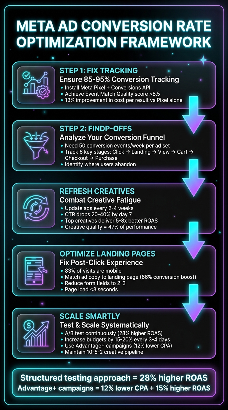 5-Step Framework to Improve Meta Ad Conversion Rates