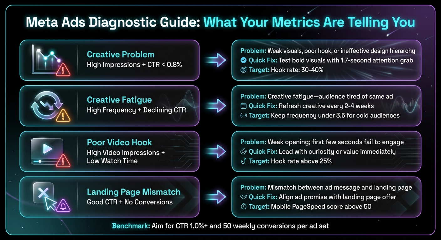 Meta Ads Diagnostic Guide: Symptoms and Solutions for Low CTR