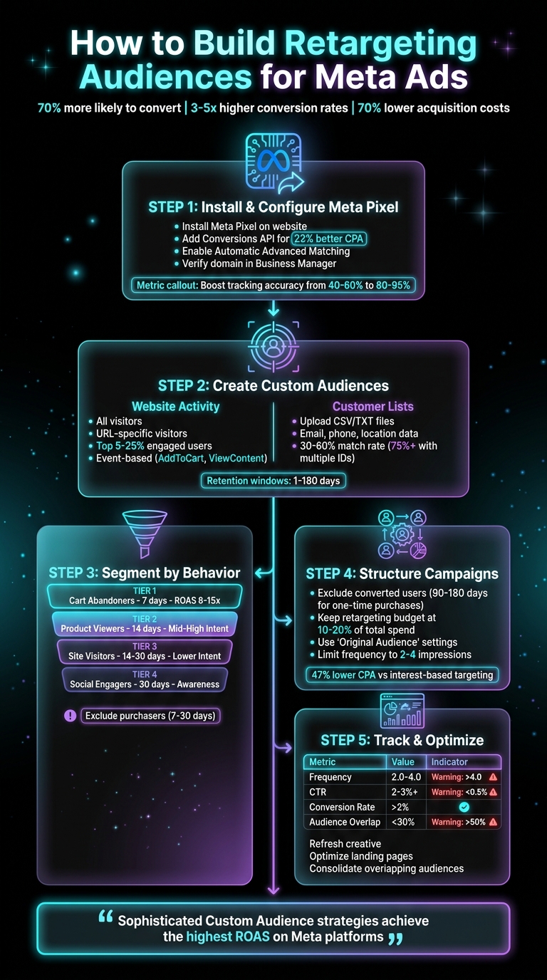 5-Step Process to Build High-Converting Meta Ads Retargeting Audiences