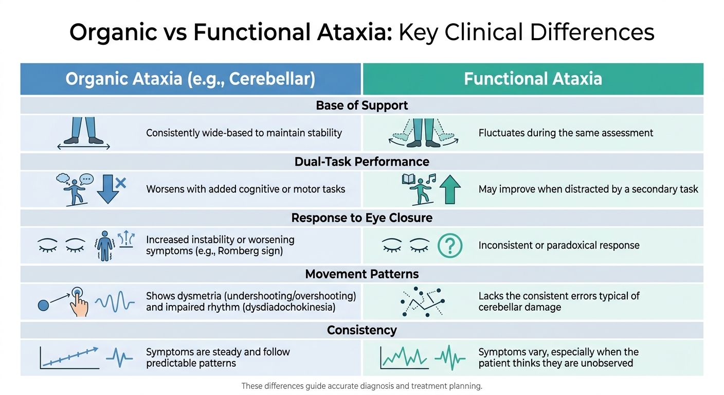 Organic vs Functional Ataxia: Key Clinical Differences