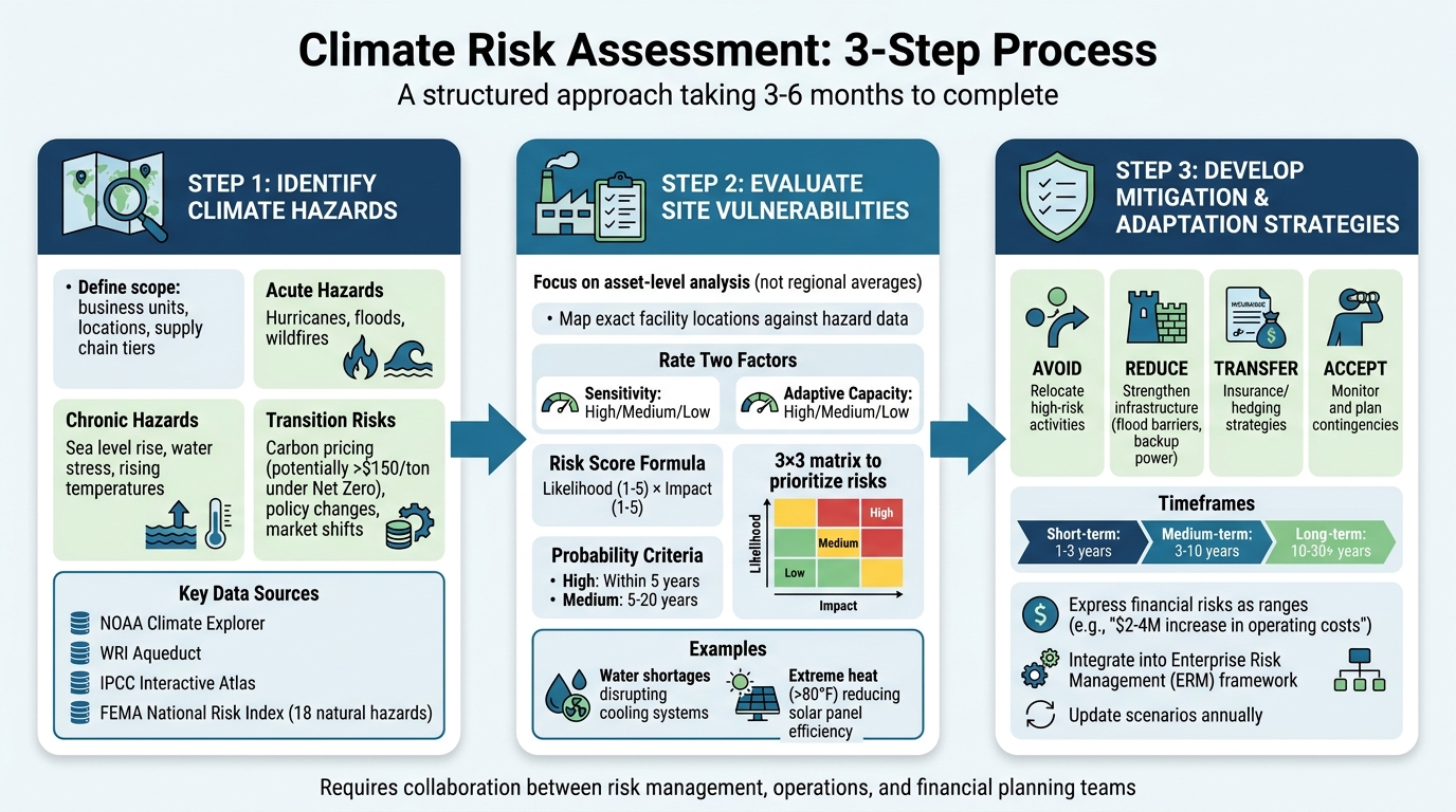 Climate Risk Integration Score Climate Risk Assessment for Industrial Sites - Scout