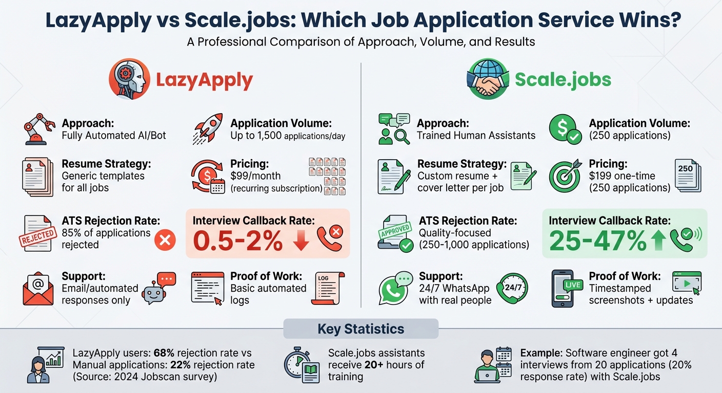 LazyApply vs Scale.jobs: Success Rates and Key Features Comparison