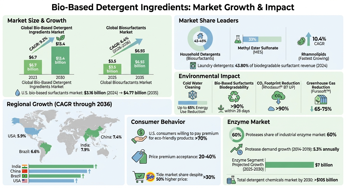 Bio-Based Detergent Market Growth and Key Statistics 2023-2035