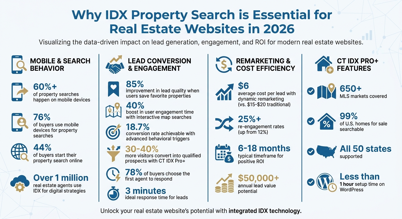 IDX Property Search Benefits and Statistics for Real Estate Websites 2026