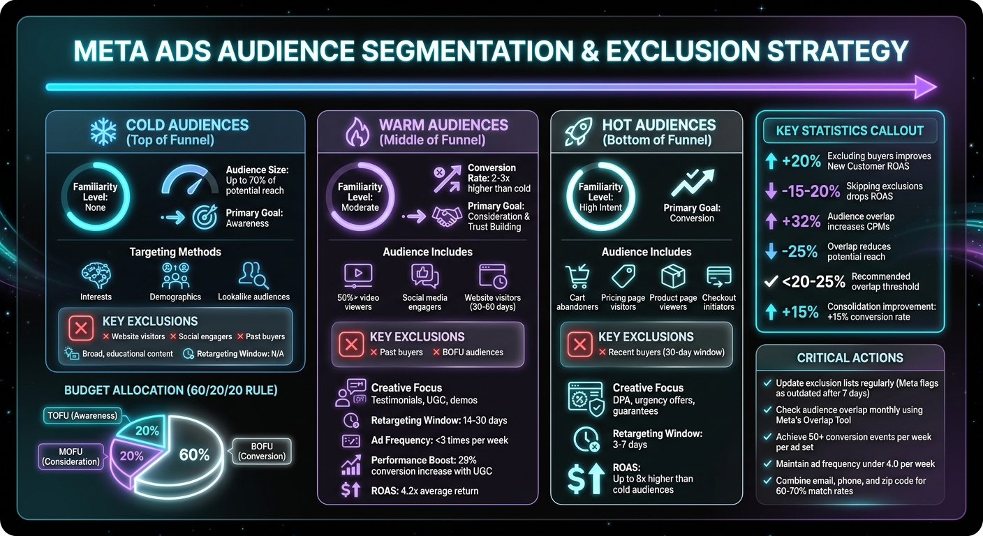 Meta Ads Audience Funnel Segmentation Strategy Guide