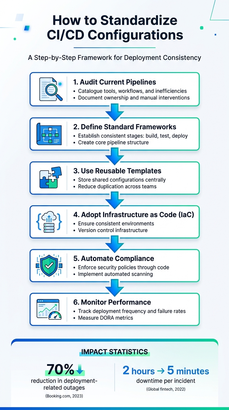 6 Key Steps to Standardize CI/CD Configurations