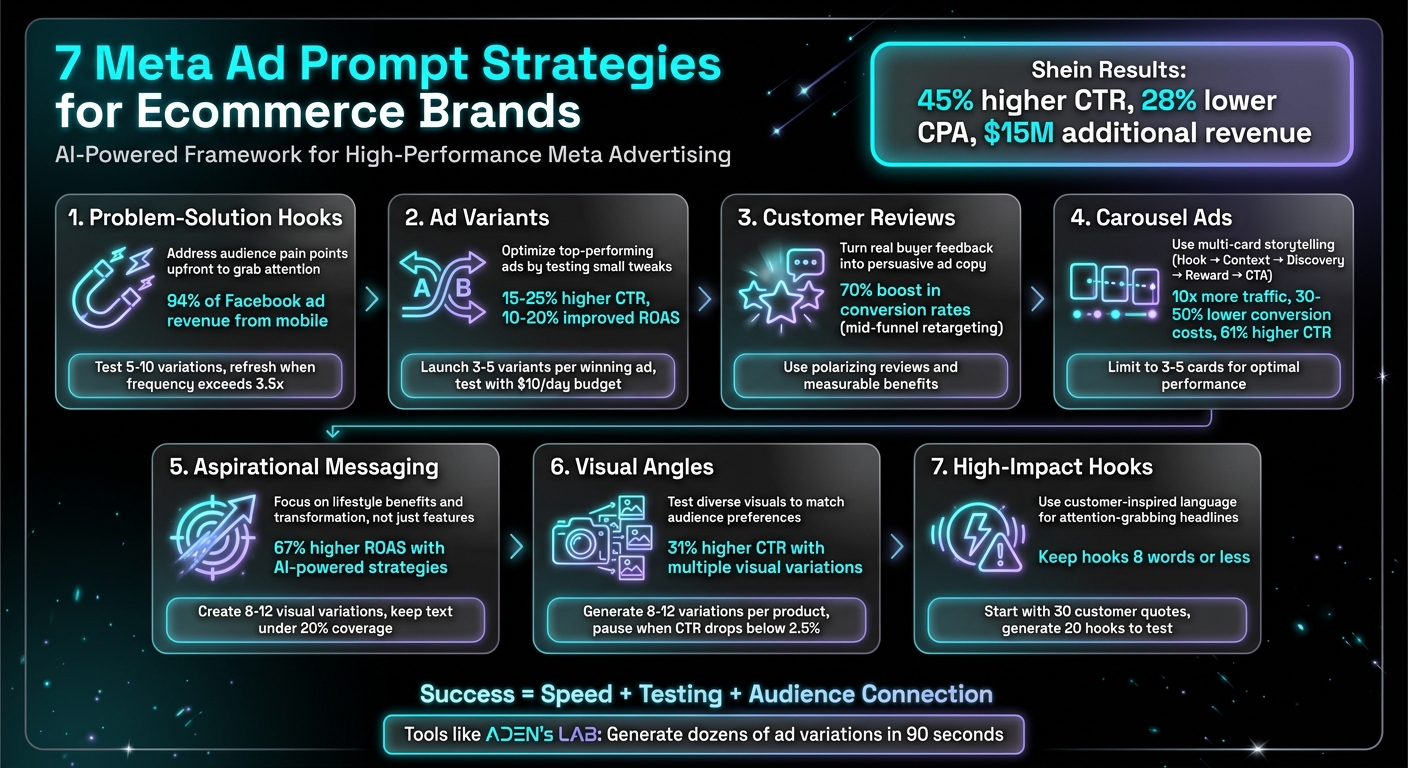 7 Meta Ad Prompt Strategies for Ecommerce Brands