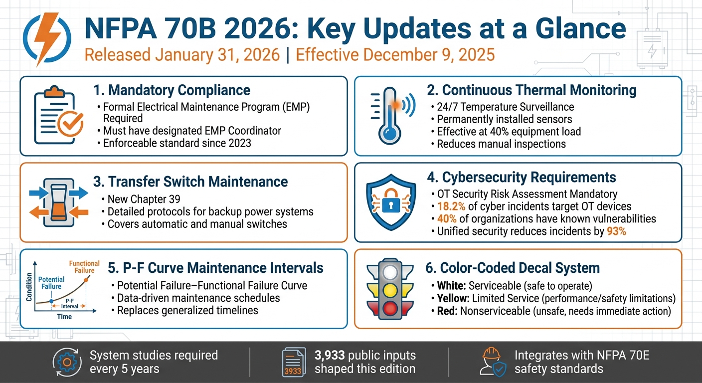 NFPA 70B 2026 Key Updates and Requirements Overview