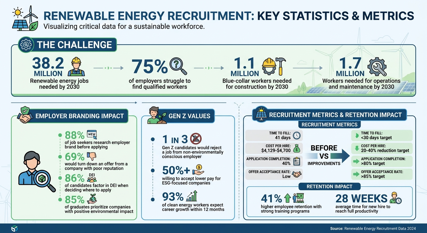 Renewable Energy Recruitment Statistics and Key Metrics 2030