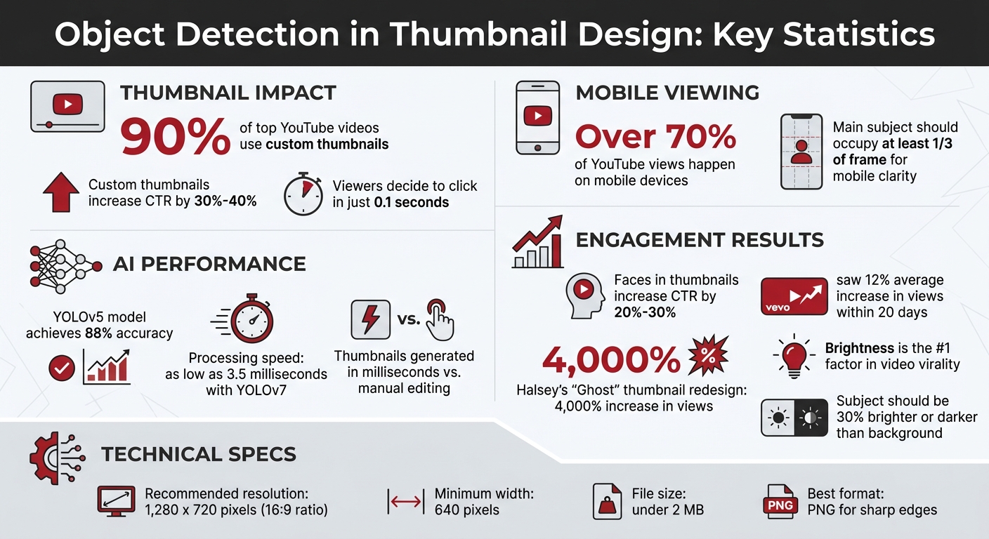 Object Detection Benefits for YouTube Thumbnails: Key Statistics and Impact