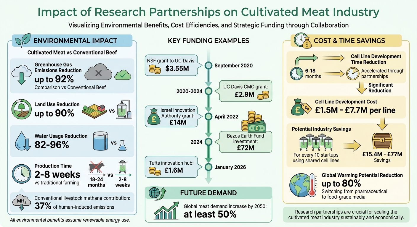 Environmental and Economic Benefits of Cultivated Meat Partnerships