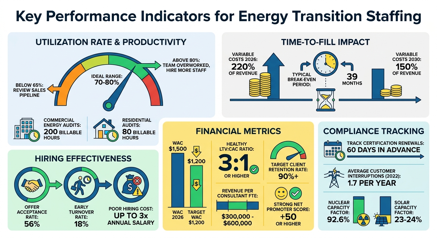 Essential KPIs for Energy Transition Staffing Success