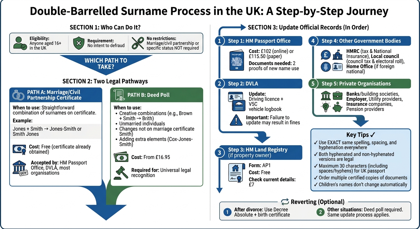 How to Legally Change to a Double-Barrelled Surname in the UK