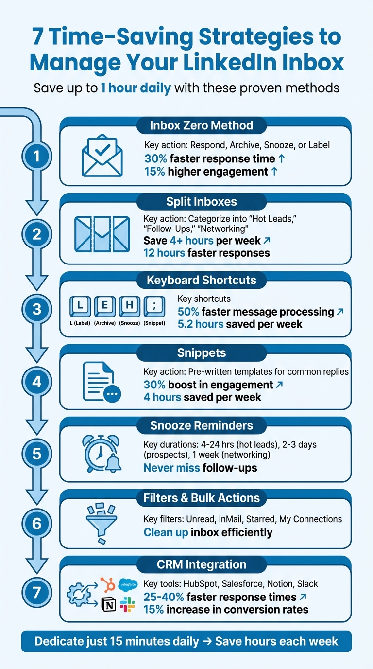 7 Time-Saving Strategies to Manage Your LinkedIn Inbox Efficiently