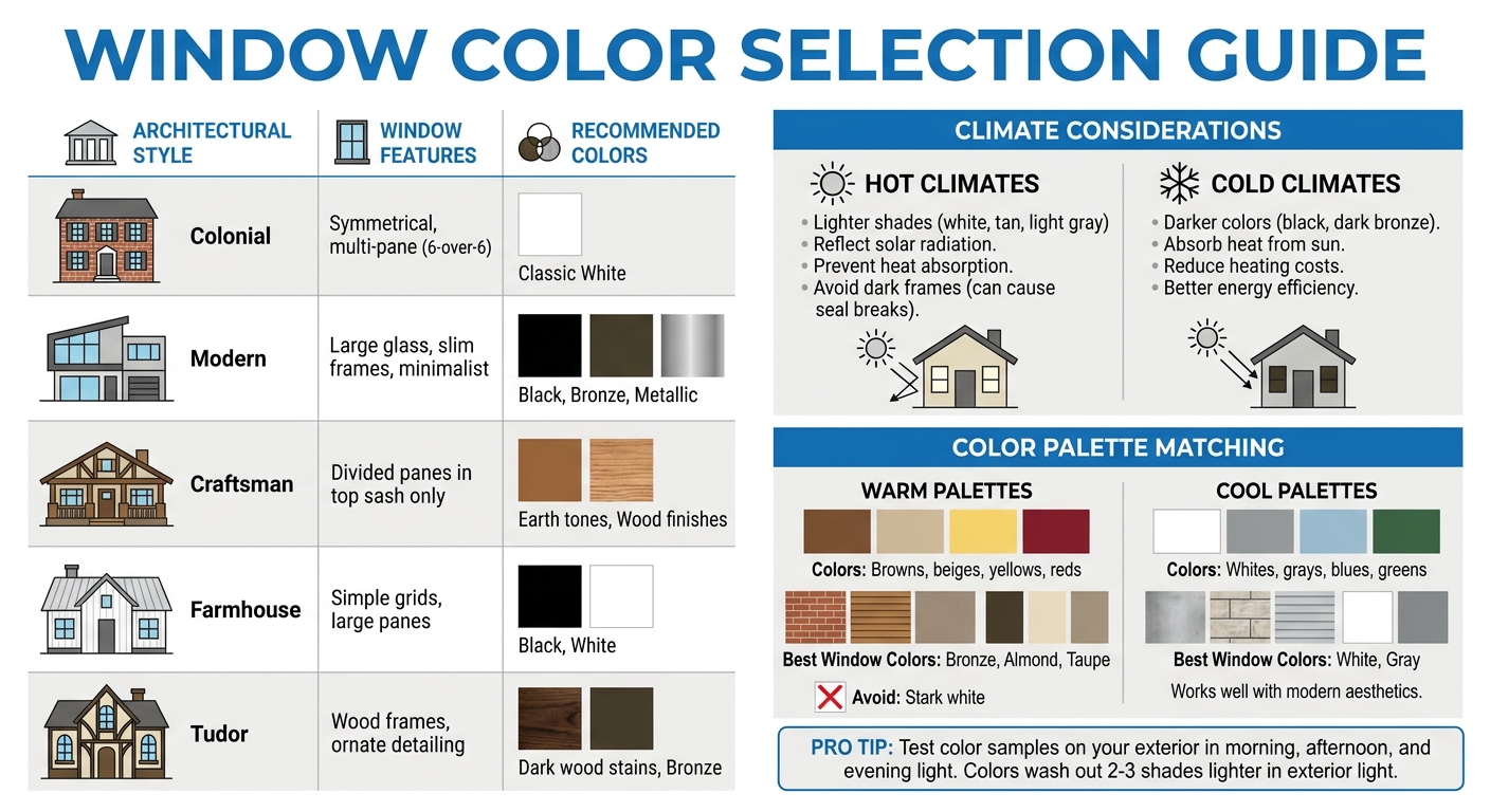 Cladding Window Colour Window Color Guide: 5 Design Tips