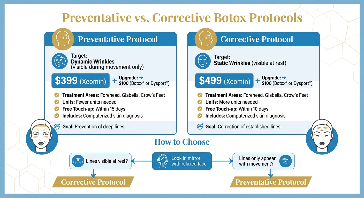 Preventative vs Corrective Botox Protocol Comparison