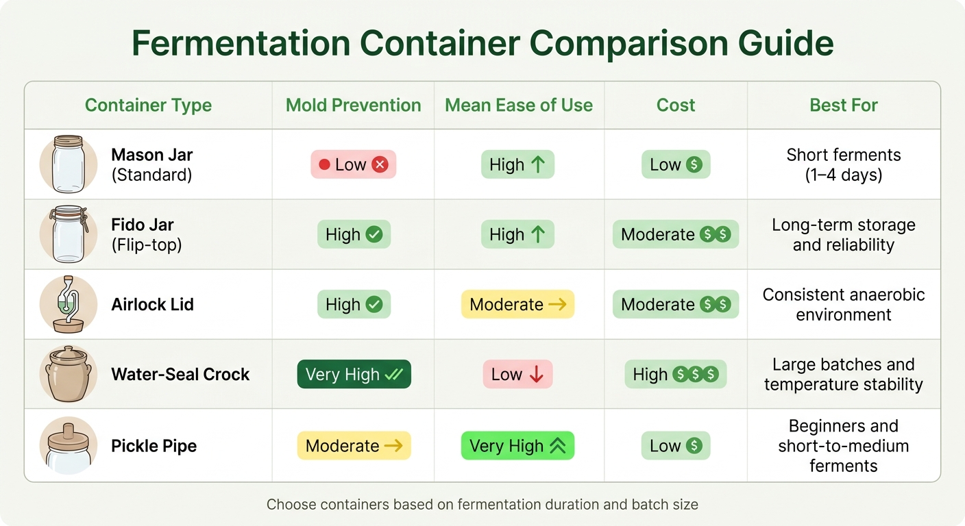 Fermentation Container Comparison Guide for Mold Prevention