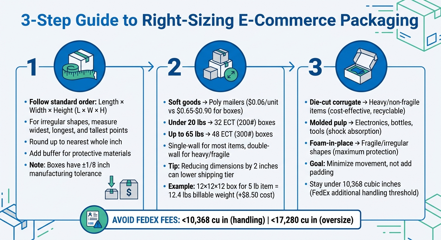 3-Step Guide to Right-Sizing E-Commerce Packaging