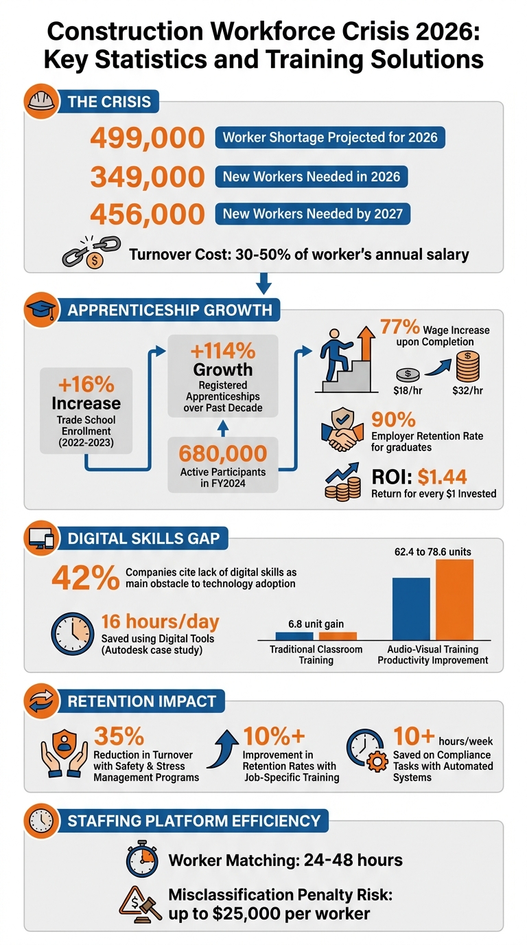 Construction Workforce Crisis 2026: Key Statistics and Training Solutions
