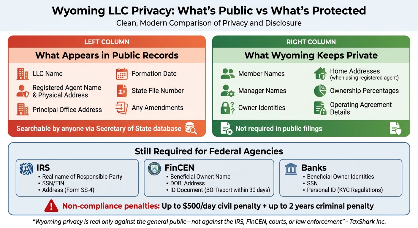 Wyoming LLC Privacy: What's Public vs What's Protected