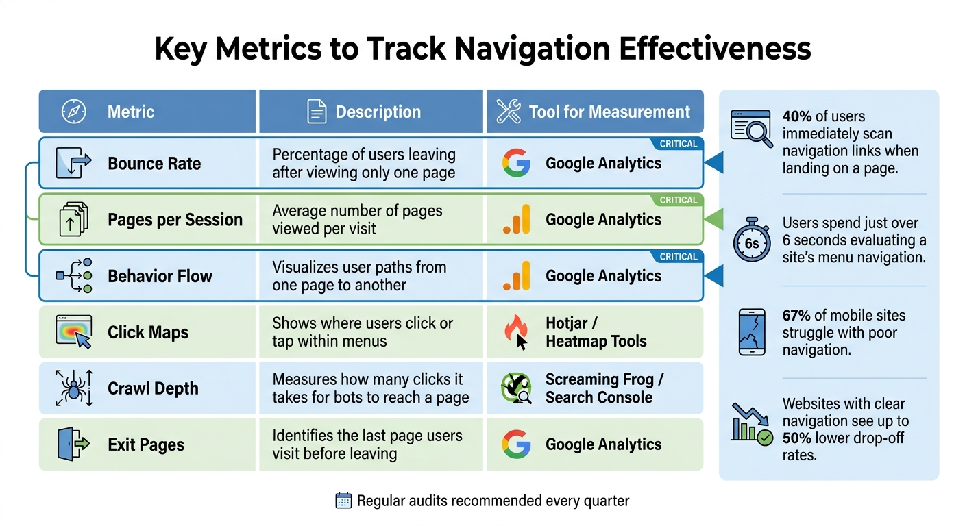 Website Navigation Effectiveness: Key Metrics and Performance Indicators