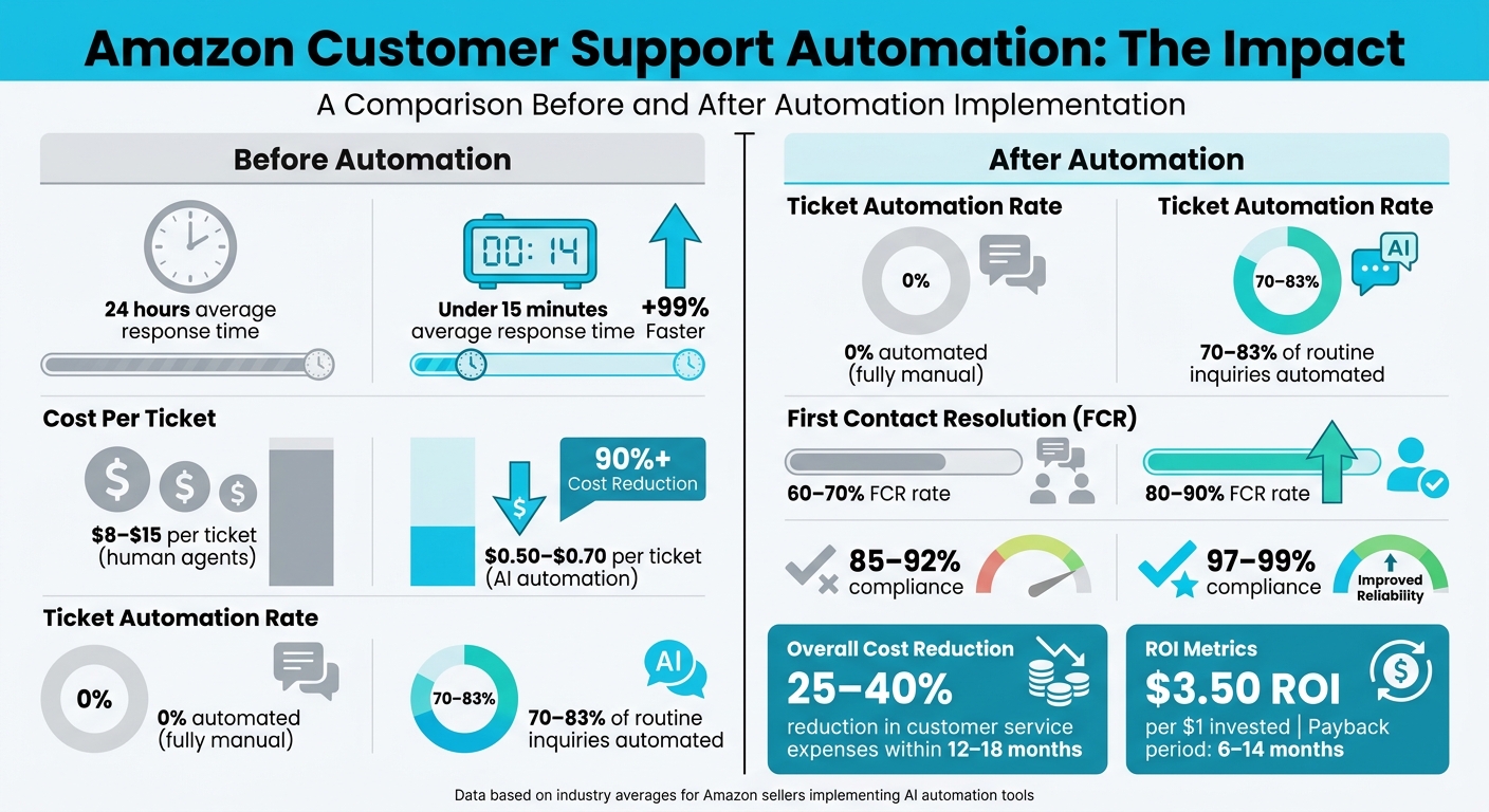 Amazon Customer Support Automation: Before vs After Impact Metrics