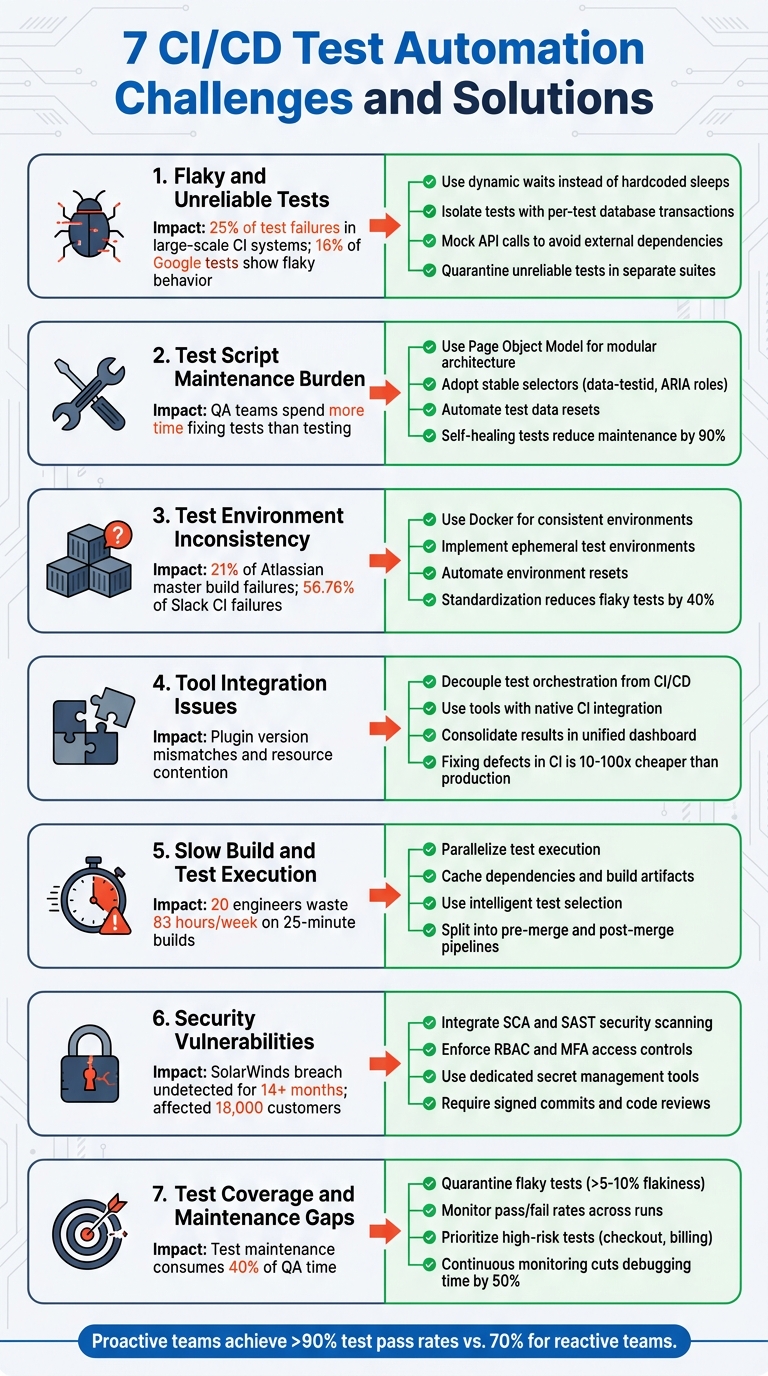 7 CI/CD Test Automation Challenges and Solutions