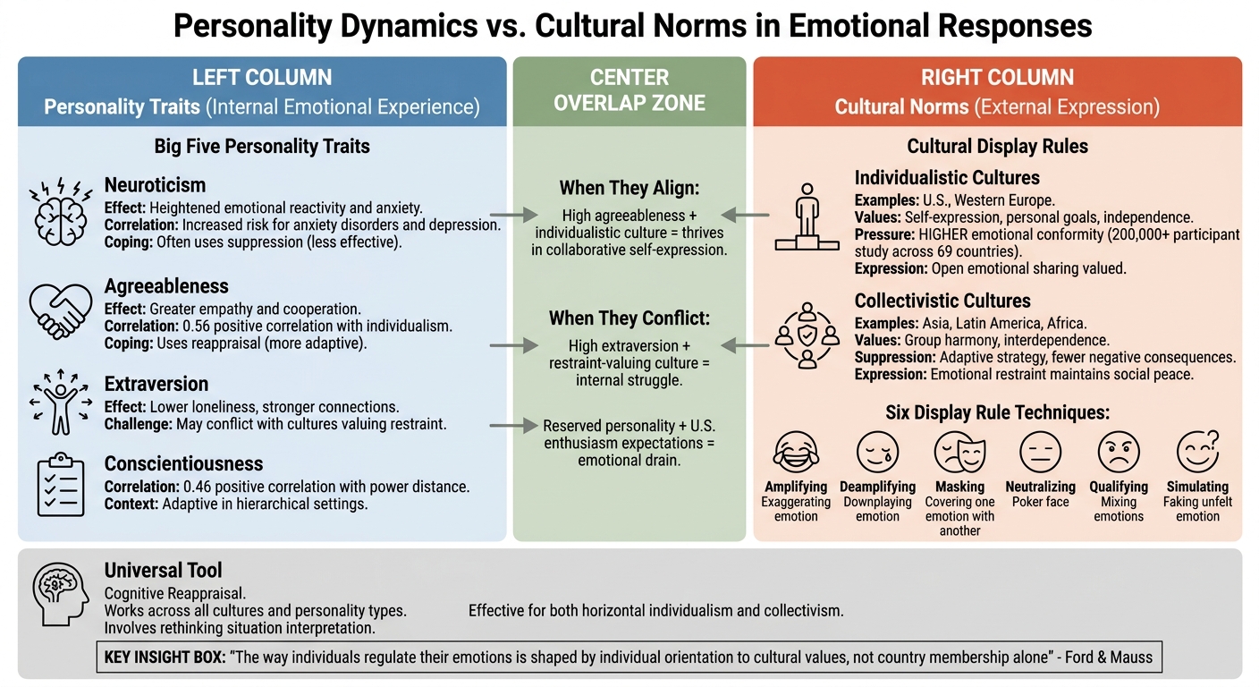 How Personality Traits and Cultural Norms Shape Emotional Responses