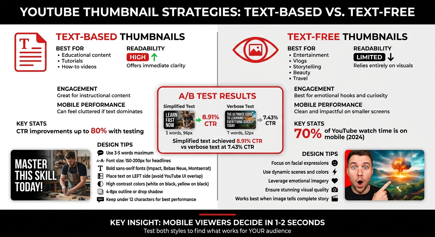 Text vs No Text Thumbnails: Performance Comparison Guide