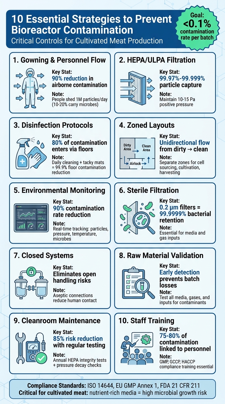 10 Essential Strategies to Prevent Bioreactor Contamination in Cleanrooms