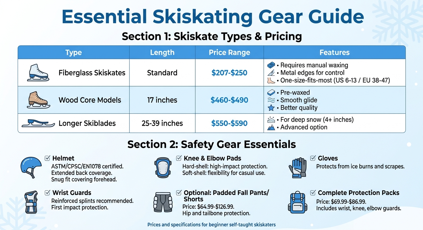 Skiskating Gear Guide: Types, Prices, and Specifications for Beginners