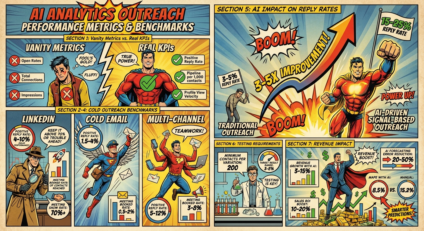 AI Analytics Outreach Performance Metrics and Benchmarks