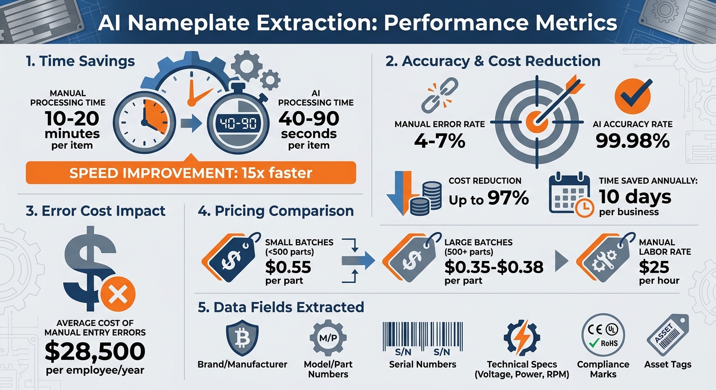 AI Nameplate Extraction: Key Performance Metrics and Benefits