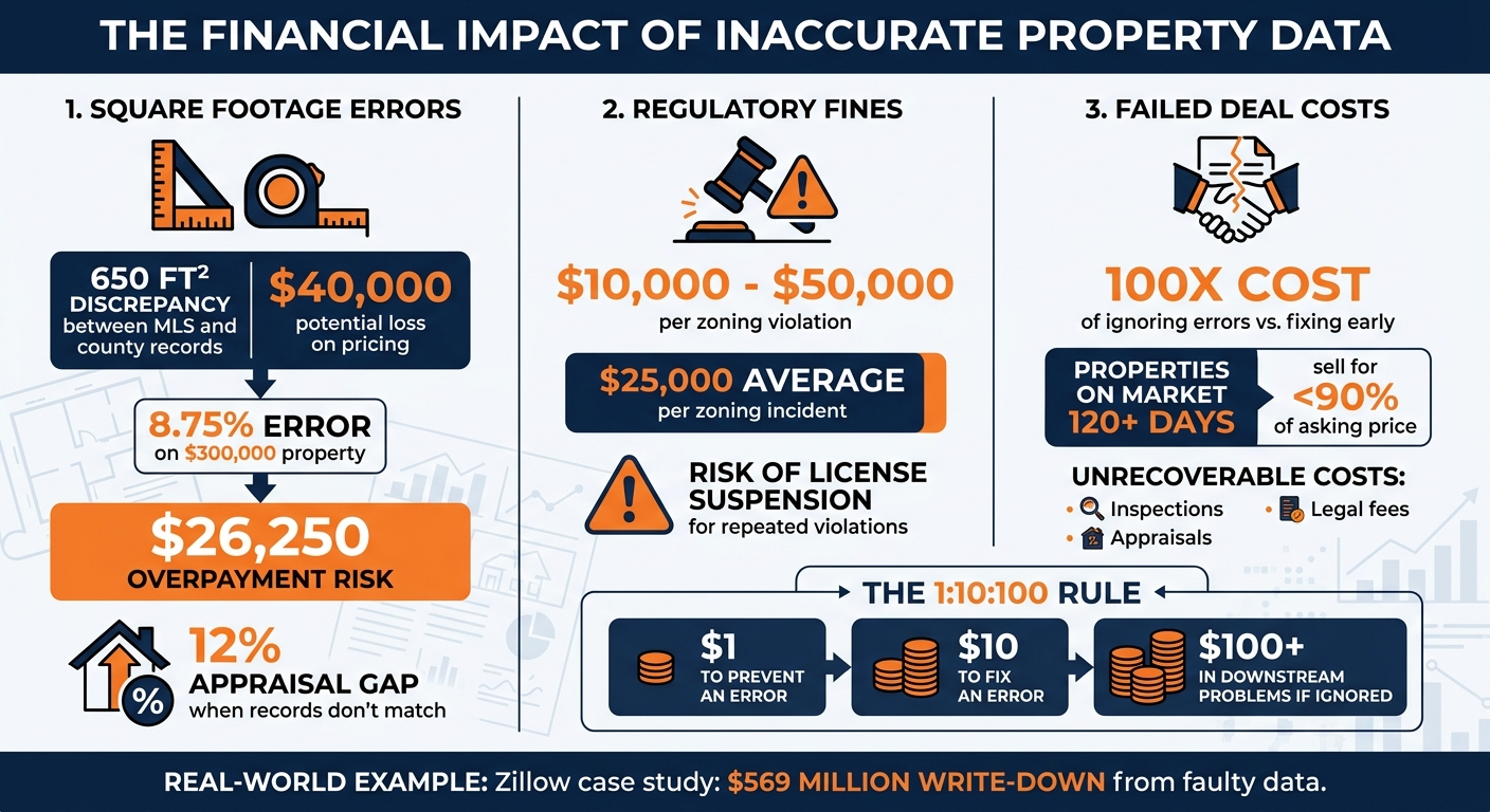 Financial Impact of Inaccurate Property Data on Real Estate Investments