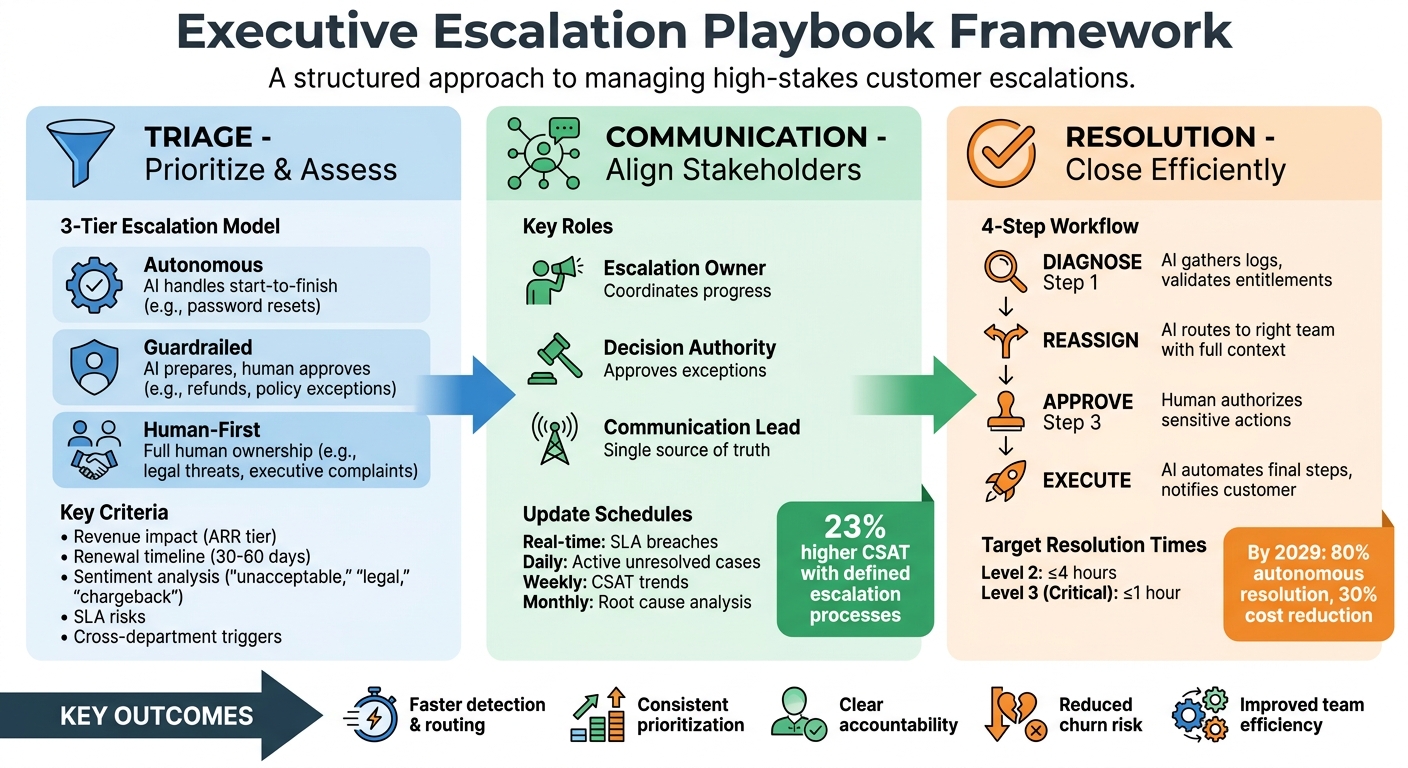 Executive Escalation Framework: Triage, Communication, and Resolution Workflow