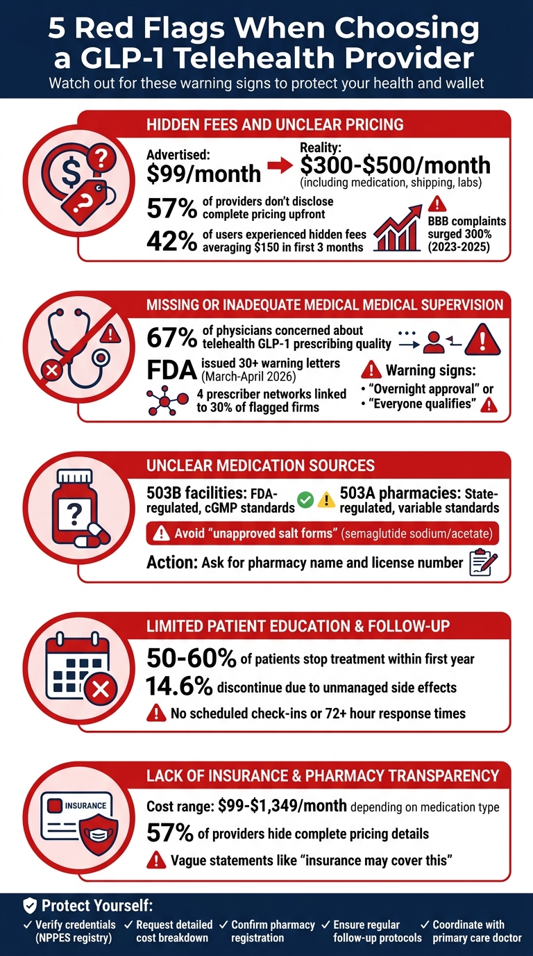 5 Red Flags When Choosing a GLP-1 Telehealth Provider