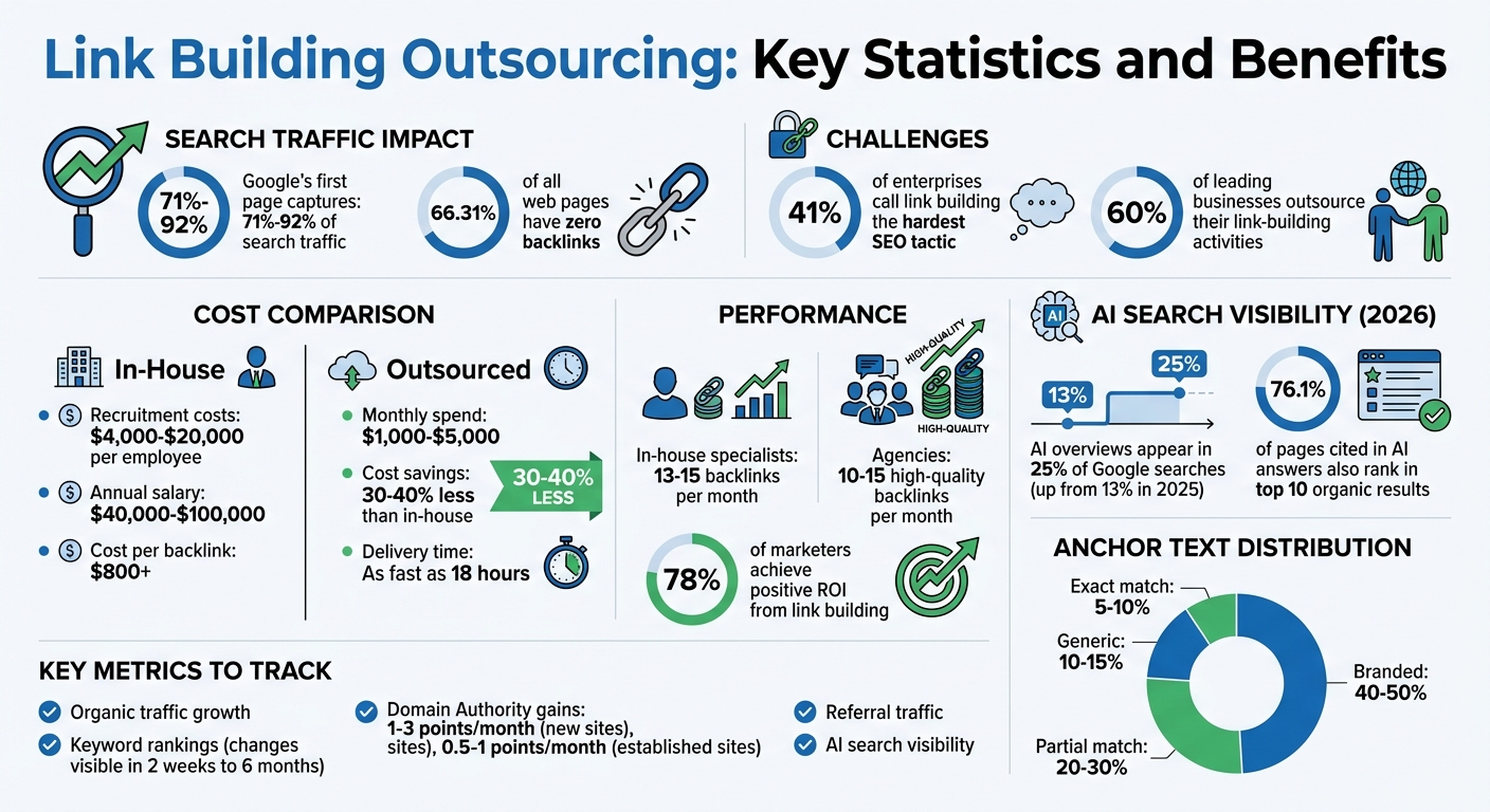 Link Building Outsourcing: Key Statistics and Benefits
