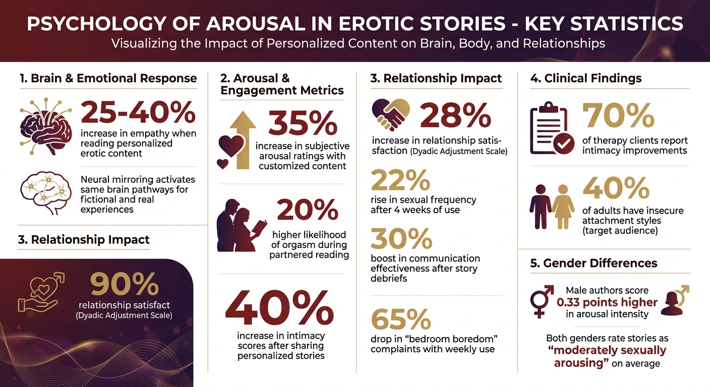 How Personalized Erotic Stories Impact Intimacy and Arousal: Key Statistics