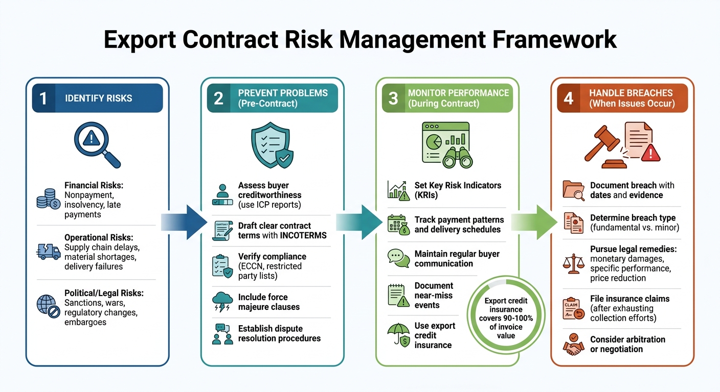 Export Contract Risk Management: 4-Stage Framework for Preventing Non-Performance