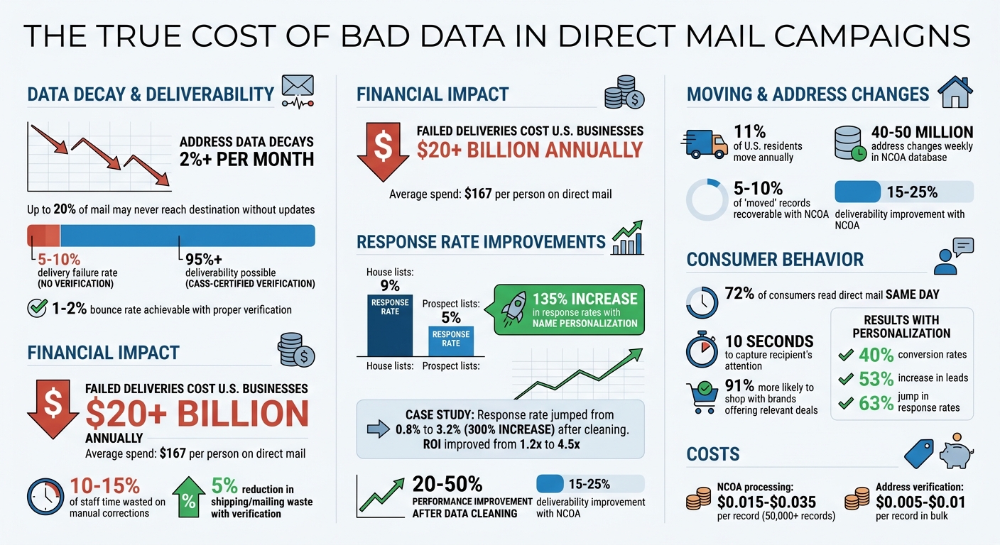 Impact of Bad Data on Direct Mail Campaign Performance