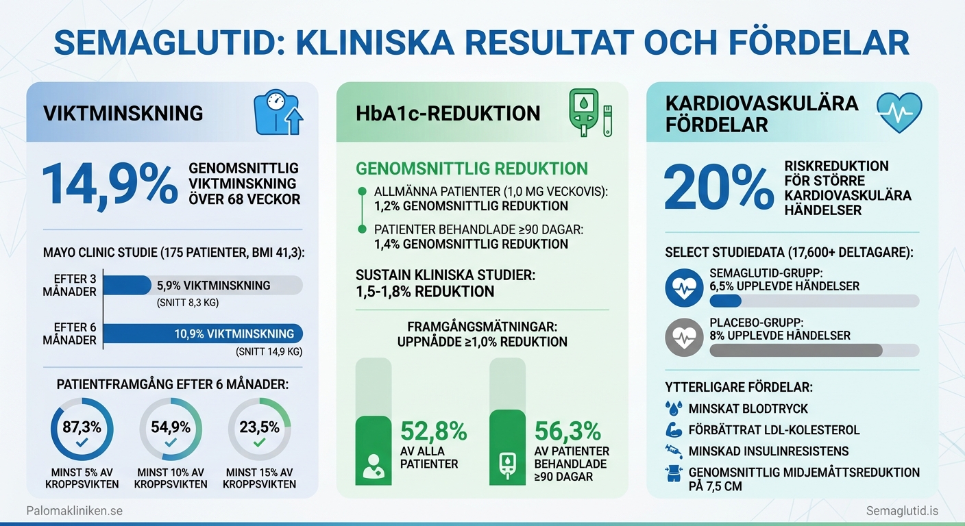 Semaglutid Clinical Results: Weight Loss, HbA1c Reduction and Cardiovascular Benefits