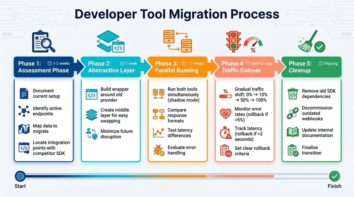 5-Phase Developer Tool Migration Process: From Assessment to Cleanup