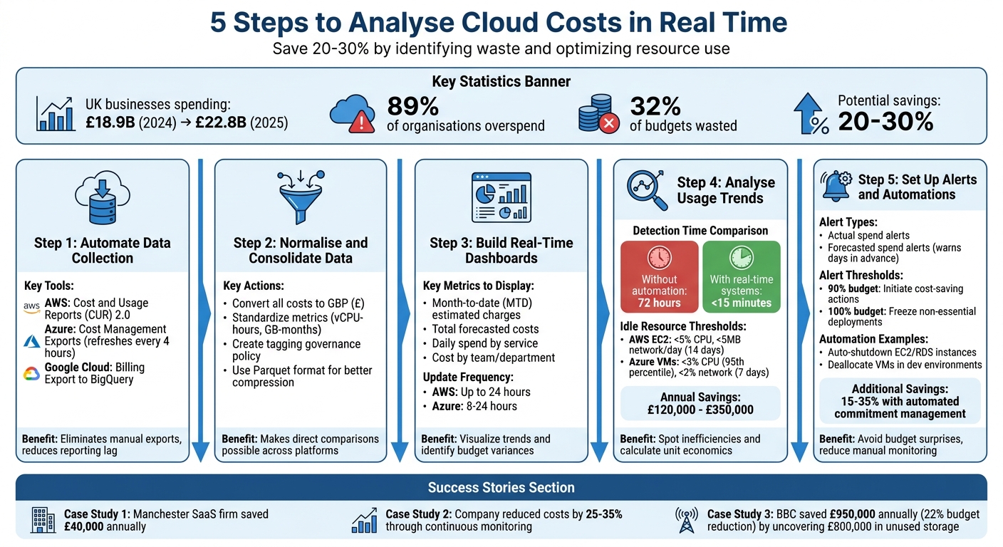 5 Steps to Analyze Cloud Costs in Real Time - Complete Process Guide