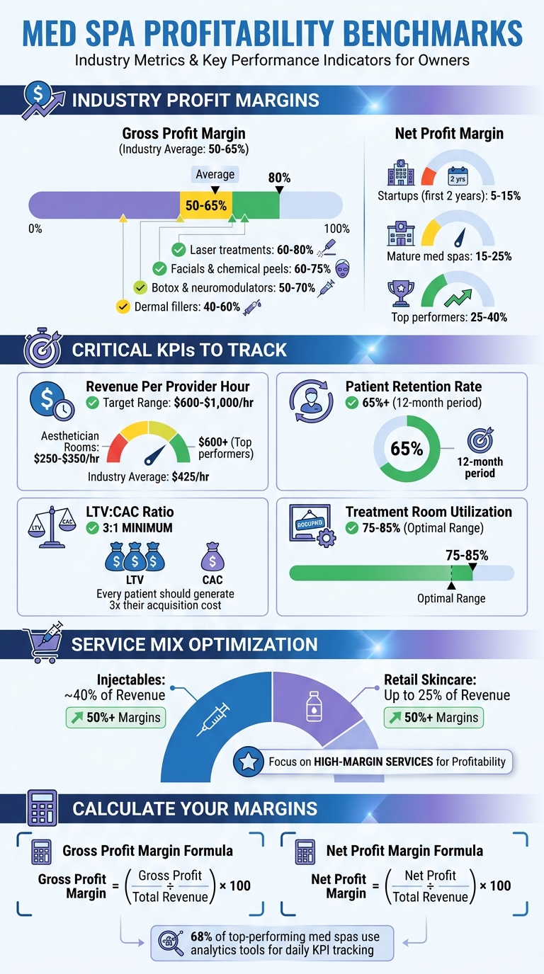 Med Spa Profitability Benchmarks: Key Metrics and Industry Standards